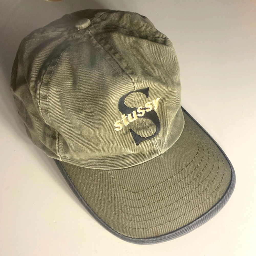 Vintage Stussy 90s Baseball Cap-Limited Edition-Good Condition-STUSSY S Overly